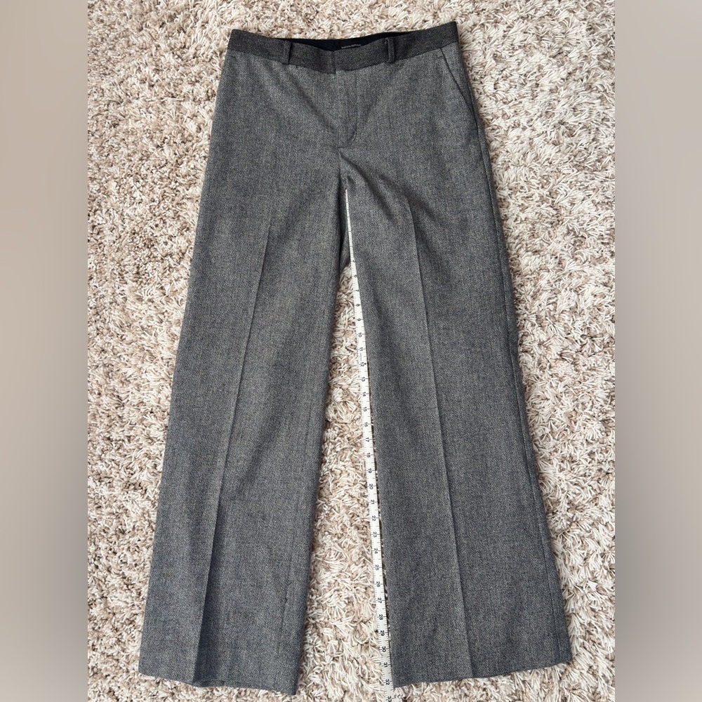 Banana Republic Charcoal Wool Trousers